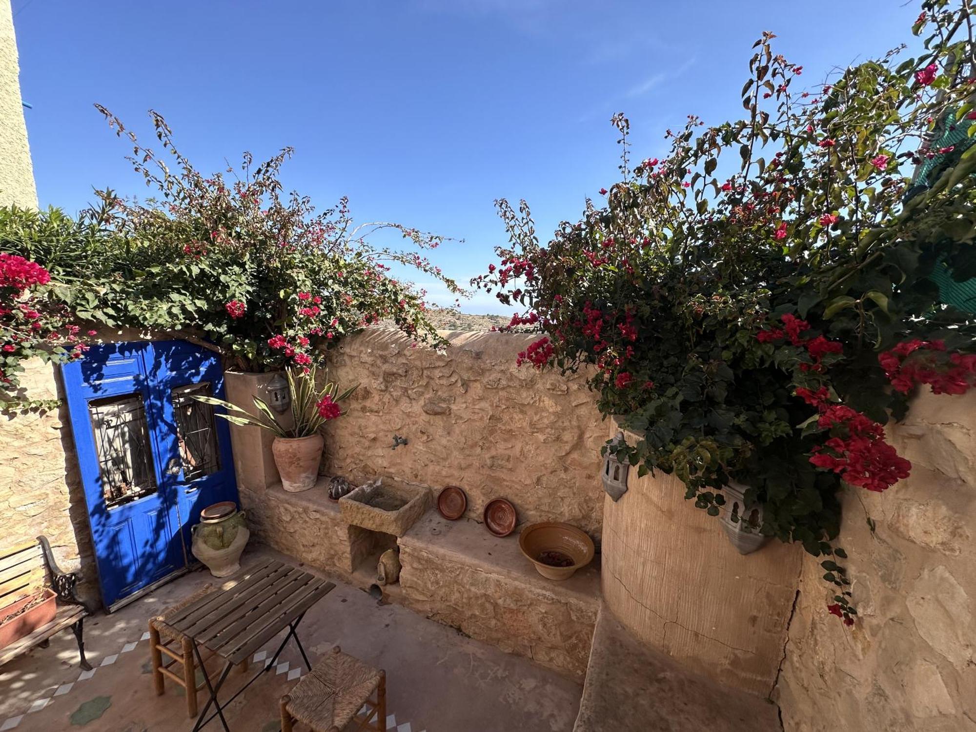 Casa Con Vistas Al Mar Y Patio De Buganvillas Агуас-де-Бусот Экстерьер фото