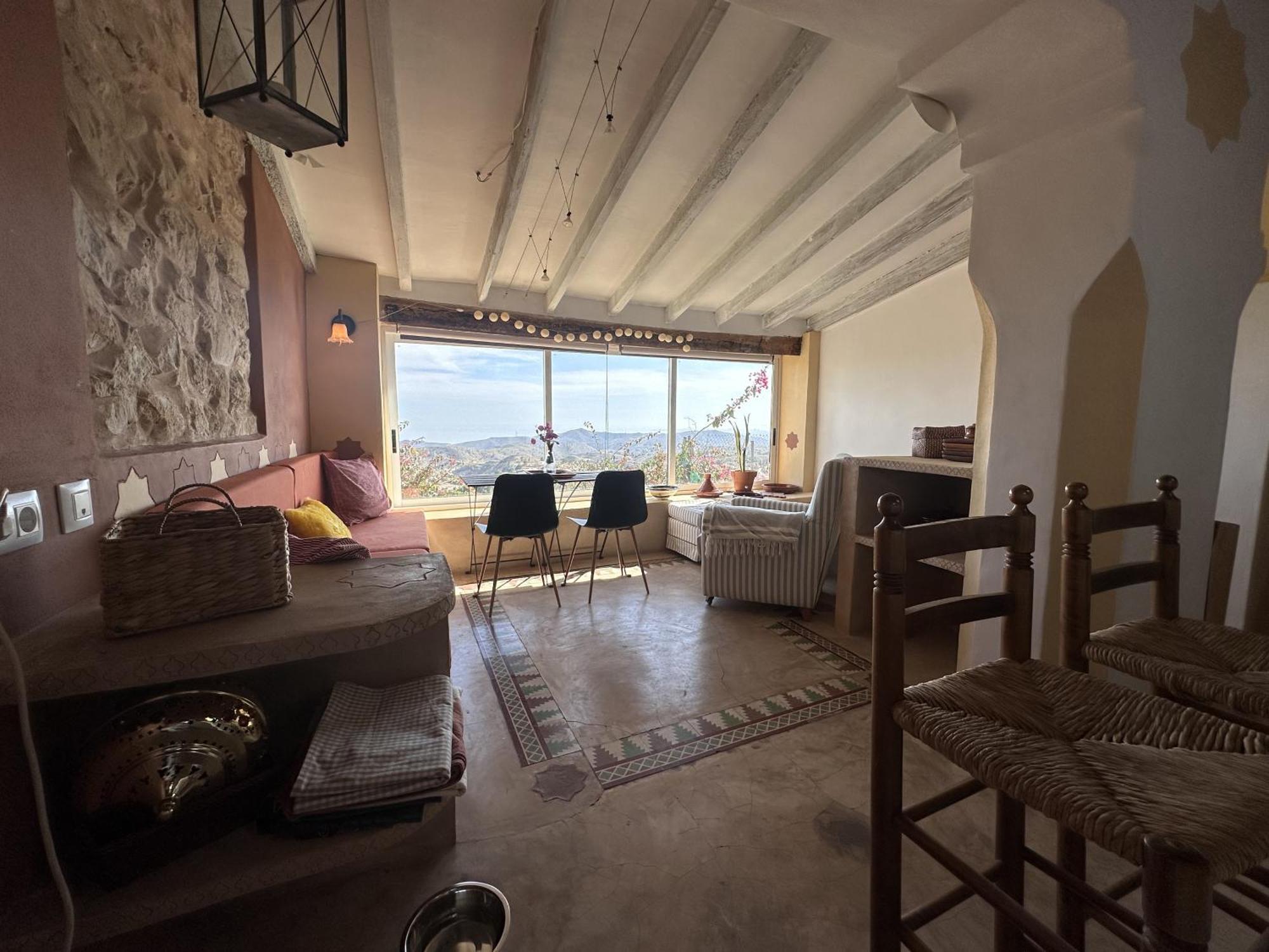 Casa Con Vistas Al Mar Y Patio De Buganvillas Агуас-де-Бусот Экстерьер фото
