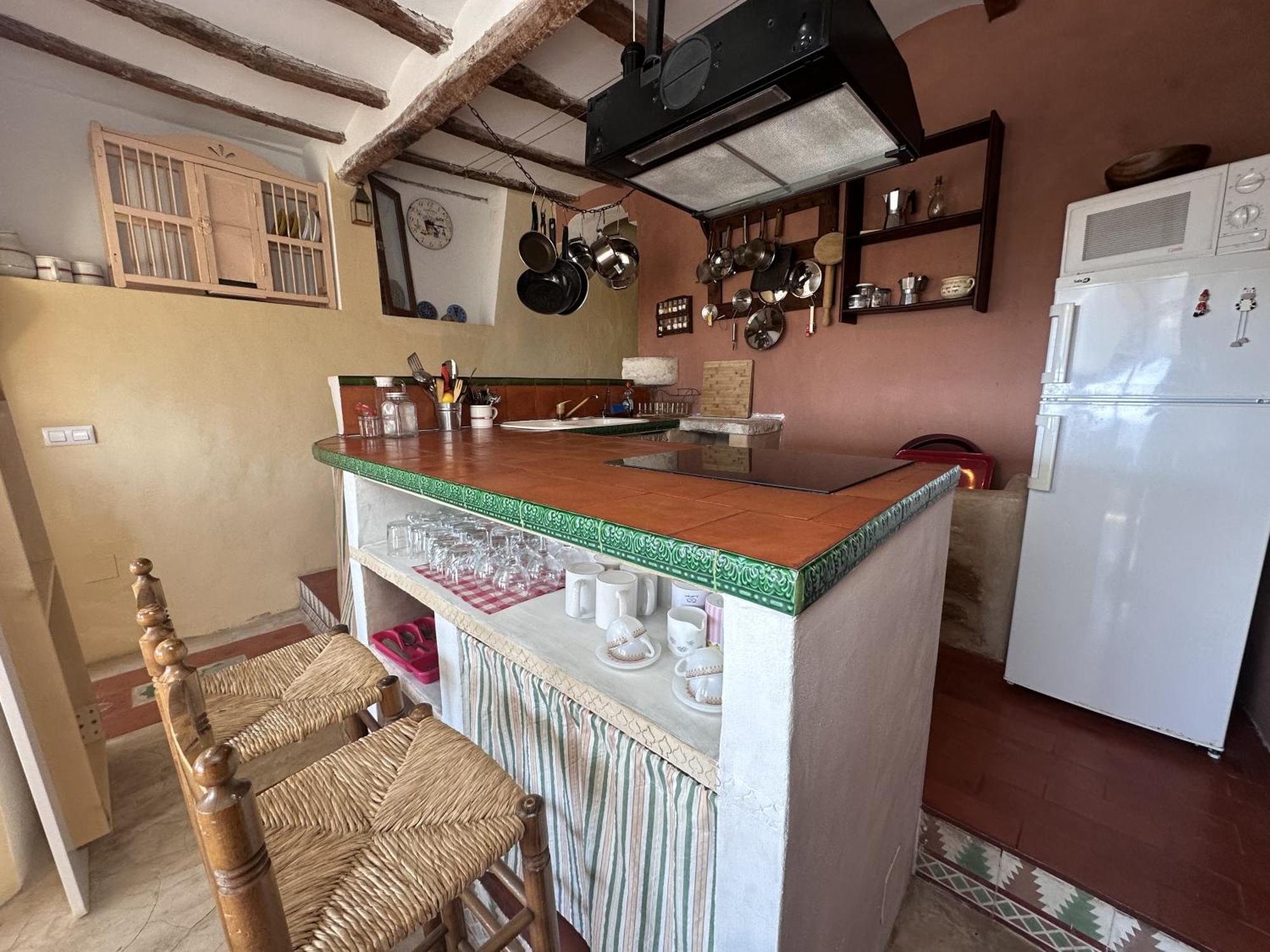 Casa Con Vistas Al Mar Y Patio De Buganvillas Агуас-де-Бусот Экстерьер фото