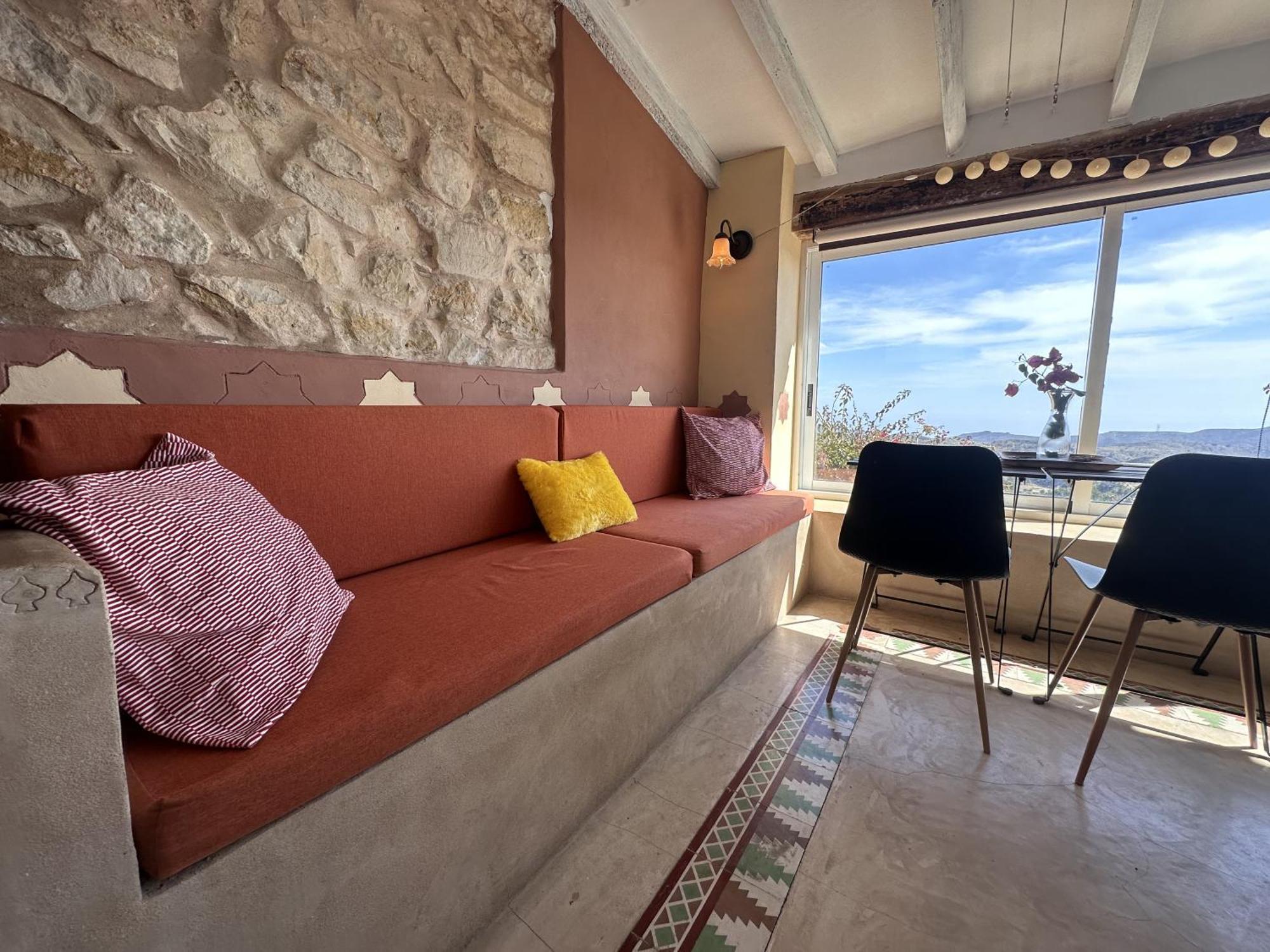 Casa Con Vistas Al Mar Y Patio De Buganvillas Агуас-де-Бусот Экстерьер фото