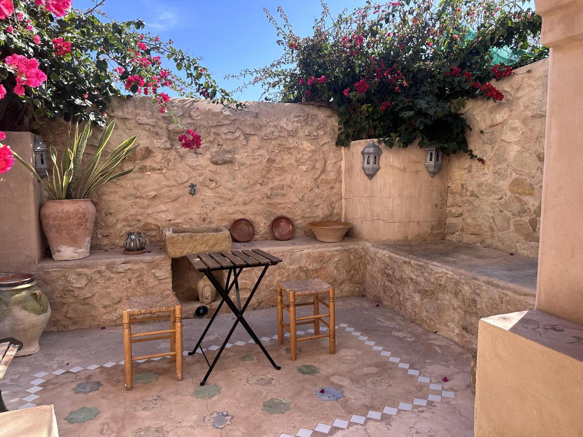 Casa Con Vistas Al Mar Y Patio De Buganvillas Агуас-де-Бусот Экстерьер фото